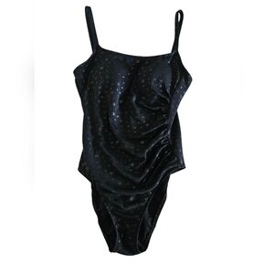 Cole Of Calidornia Elegant Black Women's One Piece Swim Suit Size 10.